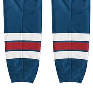 Chaussettes de hockey sur glace personnalisées avec logo, dernier design, nouvelle mode, tenue d'équipe, vente chaude, chaussettes respirantes avec logo OEM personnalisé - Product Image 4