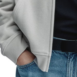 Loose Fit Full <b>Zip</b> <b>Hooded</b> Sweatshirt Premium Fabric Casual Streetwear Hoodie Custom Design Factory Wholesale Supply - Product Image 6