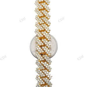 14MM 22" Fully Iced Miami Cuban Link Chain Sterling Silver Men's Hip Hop jewelry Wholesale VVS <b>D</b> Moissanite Cuban Chain <b>Necklace</b> - Product Image 5