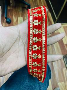 Dentelle brodée de créateur, idéale pour les tenues de mariage, la collection festive et l'utilisation en boutique. - Product Image 3