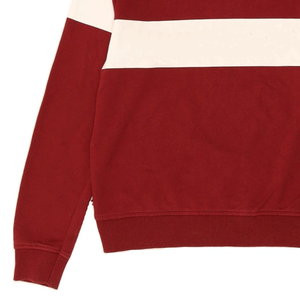 Pull unisexe bordeaux à col rond 100 % coton molletonné doux, coupe ample, écoresponsable, basique tendance pour l'automne – Meilleures ventes - Product Image 3