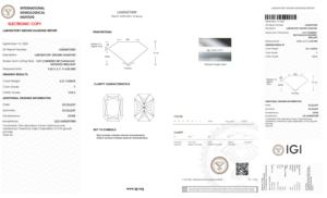 ห้องปฏิบัติการเพื่อการสร้างสรรค์ที่ไร้กาลเวลารับรองคุณภาพ2.51กะรัตเพชรที่เรเดียน CVD VVS2ชัดเจนมีสี F 9.65มม. เพื่อการสร้างสรรค์ที่ไร้กาลเวลา - Product Image 2