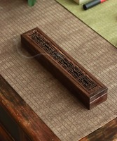 FAIZA CRAFT Porta Incienso de Madera Hecho a Mano con Impresión Personalizada - Decoración para el Hogar para Ramadán, Bodas y Más Ocasiones