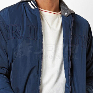 Blousons d'hiver confortables pour hommes, légers, avec logo personnalisé sur le devant, vente en gros en usine - Product Image 5