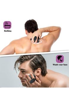 Cepillo de Ducha de Silicona Flexible con Agarre Fácil, Exfoliante Corporal para Limpieza Profunda de Poros, Masajeador de Piel con Cerdas Suaves, Esencial para el Baño - Product Image 3