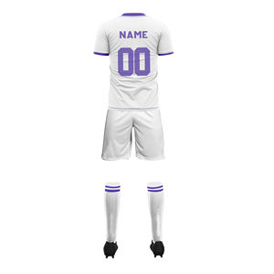 Uniforme de Fútbol Unisex de Poliéster de Secado Rápido de Alta Calidad, Uniformes Deportivos de Entrenamiento, Camisetas y Tops con Logotipo Personalizado, Precio al por Mayor - Product Image 4