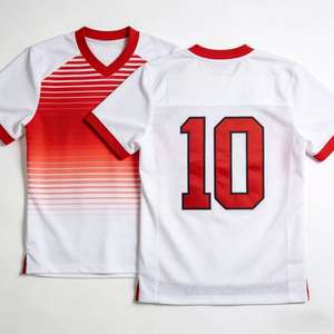 Conjunto de Uniforme de Fútbol de Secado Rápido, Ropa Deportiva de Poliéster para Adultos, Camisetas y Tops con Corte Automatizado, Ropa de Fútbol, Camiseta de Fútbol - Product Image 5