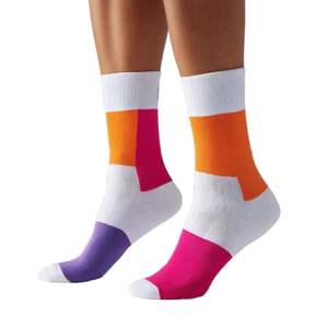 ถุงเท้ากีฬาแบบถักความยาวครึ่งแข้ง ผสมสแปนเด็กซ์และผ้าฝ้าย - Product Image 1