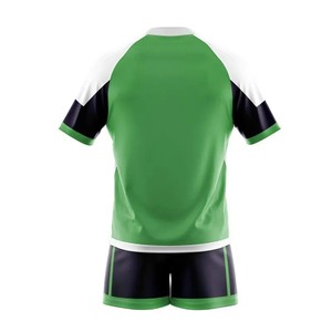 Conjunto de Camiseta y Pantalones Cortos de Rugby Personalizados, Uniforme Deportivo Profesional, Diseño Personalizado, Sublimación, Ropa Deportiva de Alto Rendimiento - Product Image 2