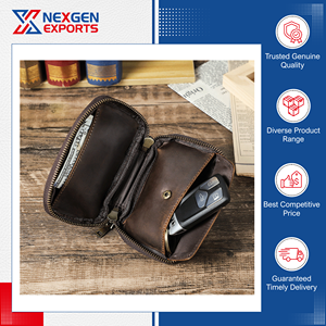 En stock, qualité exceptionnelle, porte-clés de voiture en cuir PU imperméable avec crochet métallique pour les acheteurs en gros - Product Image 3