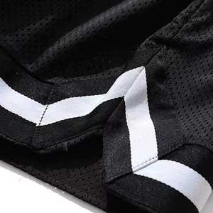 Shorts de basketball de haute qualité, taille élastique, respirants, séchage rapide, shorts de sport pour l'entraînement en salle de sport, logo personnalisé, vente en gros - Product Image 3
