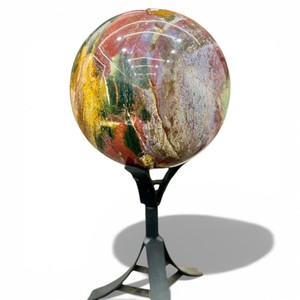 Esfera de Jaspe Unicornio Natural de 30 cm, Hecha a Mano, de Gran Tamaño, Pulida, Bola de Cristal de Jaspe Oceánico, Pieza Coleccionable Rara, Precio de Fábrica - Product Image 1