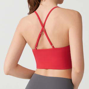 Women's Gym Yoga <b>Vest</b> Beauty Back Hollowed-out Yoga <b>Bra</b> Running Training Fitness Underwear <b>Tops</b> <b>With</b> Breast Pad Fitness <b>Bra</b> Wear - Product Image 6