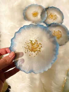 High Quality Love MODEL Artificial <b>Resin</b> <b>Epoxy</b> Coasters with Sculpted Customized Shape for Home Decor - Product Image 4
