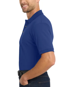 Polo personnalisé pour homme, coton biologique de haute qualité, manches courtes, uni, pour le golf, vente directe d'usine, export BD, OEM, vente en gros - Product Image 3