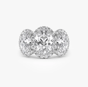 Anillo de Compromiso con Diamante Cultivado en Laboratorio de Corte Ovalado de 14K, Certificado IGI, Estilo Elegante en Oro - Product Image 1