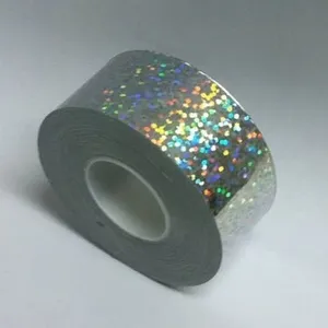 Wholesale Self Adhesive Holographic Tape Laser Rainbow Effect Decorative Tape for Packaging Scrapbooking Gift Wrapping and Craft - Product Image 2