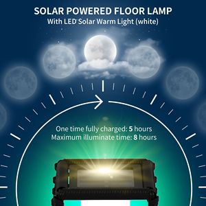 Lampada Solare a LED da Esterno con Accensione/Spegnimento Automatico, Lanterna da Giardino in Rattan con Corpo in ABS, Luce Decorativa per Vialetti e Sentieri - Grado di Protezione IP54 - Product Image 5