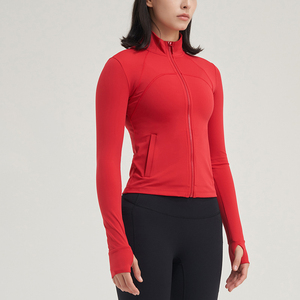 2024 nueva ropa de Otoño Invierno para adultos de manga larga Mujer Yoga deportes Top chaqueta Fitness Wear - Product Image 5
