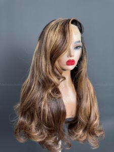 วิกผมลอนแบบเป็นมัด ผมแท้เวียดนาม ผมบริสุทธิ์แบบเรมี่ ผมต่อแบบเส้นเดียว ไม่พันกัน ไม่หลุดร่วง 100 กรัม ทุกสี - Product Image 5