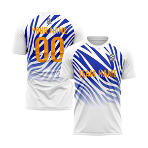 เสื้อฟุตบอลแบบซับลิเมชั่นสีดำ ยูนิเซ็กซ์ คอกลม แขนสั้น ระบายเหงื่อได้ดี ทรงแอธเลติก เหมาะกับทุกฤดูกาล ชุดทีม - Product Image 3