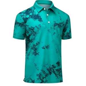 Polo pour homme à manches courtes coupe classique 100% coton avec motif lapin fantôme en tissu tricoté - Product Image 3
