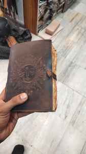 Conifer Handmades Handmade Leather Journals Antique <b>Lock</b> Vintage Paper Blank <b>Diary</b> Notebook for Writing Sketching Art - Product Image 5