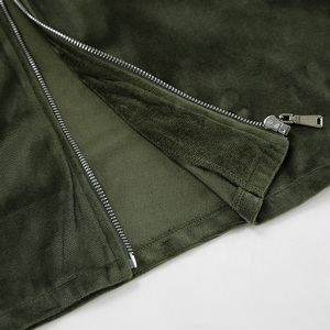 Ensemble de survêtement unisexe printemps respirant avec veste en velours à taille élastique, sweat à capuche décontracté et pantalon ample à jambes larges en velours - Product Image 3