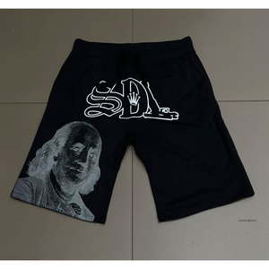 Pantalones Cortos SDL para Hombre, Nuevo Modelo 2024, Personalizados, de Algodón, Largura hasta la Rodilla, Casuales, con Cordón Ajustable, en Venta - Product Image 2