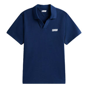 เสื้อโปโลคอปกแบบเปิดสำหรับผู้ชายเสื้อโปโลแบบถักลำลองสำหรับฤดูร้อน - Product Image 4