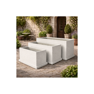 Macetas de Fibra de Vidrio Ecológicas, Ligeras, Duraderas, Rectangulares, de Buena Calidad para Interiores y Exteriores - Product Image 1
