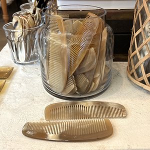 Accessoires pour cheveux faits à la main, peigne en corne de qualité supérieure à vendre, prix compétitif, peignes à dents larges - Product Image 6