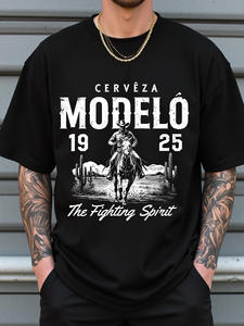 Camiseta Deportiva Unisex de Algodón con Estampado Gráfico, Personalizable al por Mayor, 260 Gramos, para Gimnasio, Aventuras al Aire Libre o Estilo Urbano Informal - Product Image 2