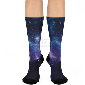 Trendy Sublimation <b>Socks</b> With Eye-Catching Full Print Patterns Soft Sublimation <b>Socks</b> With <b>Moisture</b> Wicking - Product Image 3