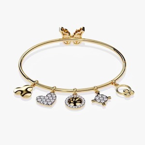 Sparkling Moissanite Diamond Bracelet High Quality 18K White Gold Non-Fade Hip Hop Jewelry for <b>Men</b> and Women - Product Image 4