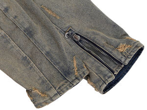 Chaqueta Vaquera Reflectante de Alta Visibilidad para Hombre, Ropa de Calle, Abrigo Vaquero de Moda - Product Image 2