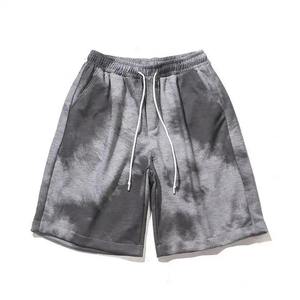 Shorts cargo en molleton de coton de luxe pour hommes, délavés à l'acide, style vintage, unisexe, coupe ample, vente en gros, personnalisables - Product Image 4