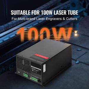 Alimentatore laser CO2 da 100W con protezione da corrente costante e protezione da circuito aperto, taglio ad alta velocità, riscaldamento rapido - Product Image 2