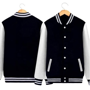 Spring Autumn Men's <b>Pilot</b> Bomber Couple Baseball <b>Jacket</b> University Varsity Solid Color Casual Clothes - Product Image 2