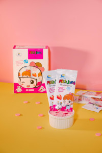 Strawberry Fruity Flavored Hard Exotic <b>Candy</b> Box Has a Light Sweet Taste for All Children Made in Vietnam - Product Image 6