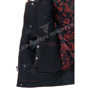 Chaleco de Motocicleta de Verano para Hombre, de Cuero y Lona, de Alta Calidad, Diseño Transpirable, al Mejor Precio, Ropa de Carreras para Motociclistas, Estilo Deportivo - Product Image 3