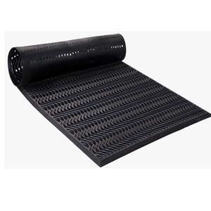 Tapete de Goma con Patrón de Ondas, Antideslizante, Impermeable, Protector de Pisos para Uso Industrial, Comercial y Doméstico - Product Image 1