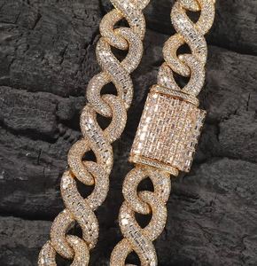 สร้อยคอและกำไลข้อมือแบบโซ่ลายเคิร์บชุบทอง 14K ขนาด 2.9 มม. x 15 มม. x 11 มม. สำหรับเด็กผู้ชาย สไตล์สตรีทแวร์ ของขวัญ เครื่องประดับ - Product Image 3