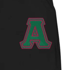 Pantalon de jogging noir premium en molleton, décontracté et sportif, avec taille élastique et bas de pantalon côtelés, doux et confortable pour le quotidien - Product Image 4