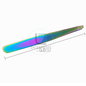 Instrumentos de Belleza, Pinzas para Cejas de Acero Inoxidable con Punta Curva, Ecológicas, con Logotipo Personalizado, Impresión Multicolor - Product Image 5