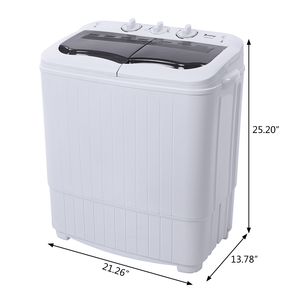 Mini lavatrice con copertura grigia automatica - Product Image 4