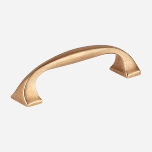 Tirador de bronce geométrico moderno para cajones de cocina, herraje duradero para muebles, diseño personalizado, pomo para cajón - Product Image 3