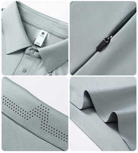 Camiseta Polo Deportiva de Manga Corta con Bolsillo y Tacto Refrescante, Personalizable con Bordado, Tejido de Punto, Secado Rápido, para Hombre, Venta al Por Mayor - Product Image 5