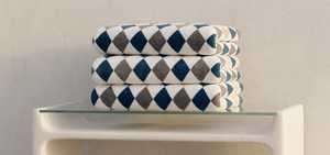 Tela de Franela Afelpada con Patrón de Diamantes, Tejido de Punto de Poliéster de Peso Medio, 230g/m, Estilo Geométrico/Diamante para Ropa y Prendas de Descanso - Product Image 2