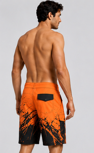 Wholesale <b>Mens</b> Boardshorts Custom Brand Quick Dry Swim <b>Trunks</b> Beach Shorts Surfing Swimwear Polyester Lightweight Comfortable - Product Image 2